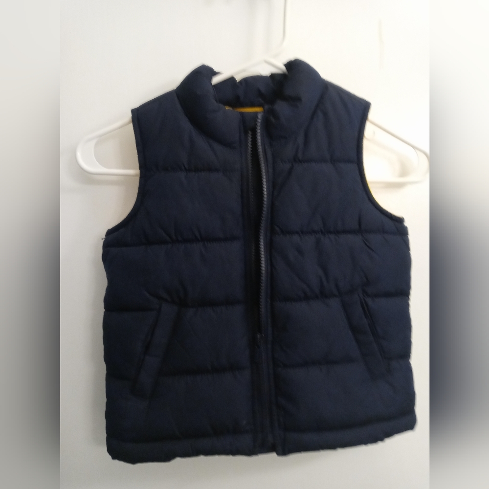 Old Navy, Navy blue and yellow vest
